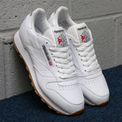 reebok all white sneakers.